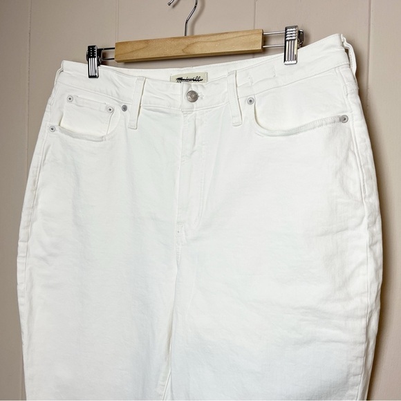 Madewell NWT Curvy Perfect Vintage Jeans 32 14 Tile White high rise waist retro - Picture 3 of 13